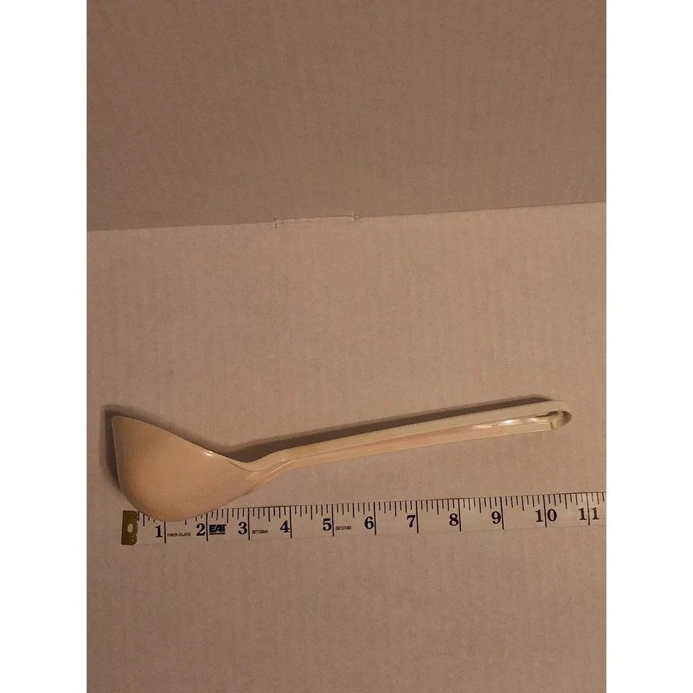 Vintage Tailor Made White Nylon‎ Ladle Soup Spoon